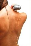 Duschen und Bodyscrub
