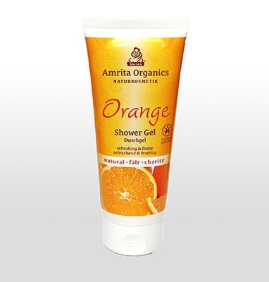 Amrita Organics: Duschgel Orange 200 ml