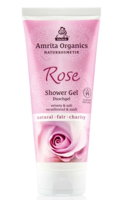 Amrita Organics: Duschgel Rose 200 ml