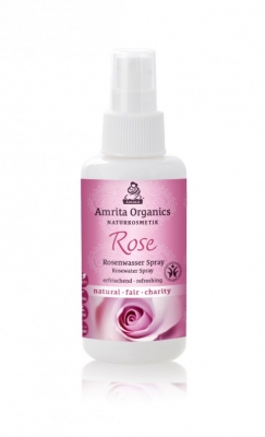 Amrita Organics: Rosenwasser Spray 100 ml