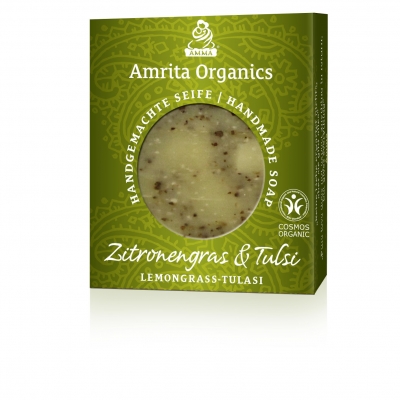 Amrita Organics: Seife Zitronengras & Tulsi 75 g