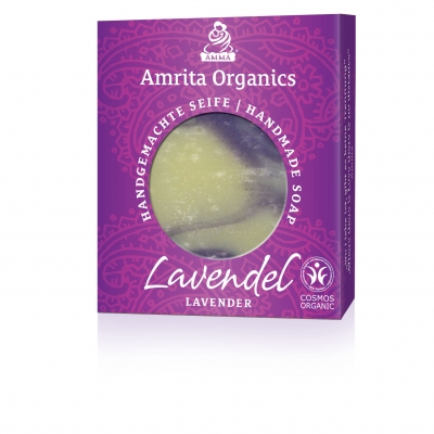 Amrita Organics: Seife Lavendel, 75 g