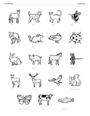 KostKamm: Babybürste mit Tiermotiv, 18,5 cm