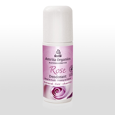 Amrita Organics: Deodorant Rose 50ml