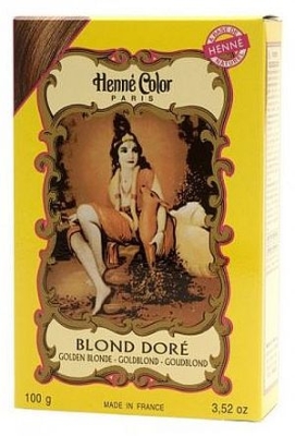 Henné Color: Henna-Pulver Goldblond 100 g