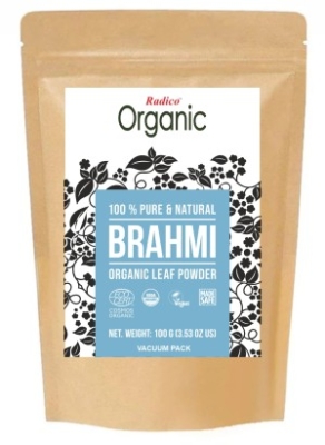 radico organic: Bio Brahmi Kräuter Pflegepackung 100 g