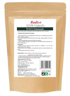 radico organic: Bio Brahmi Kräuter Pflegepackung 100 g