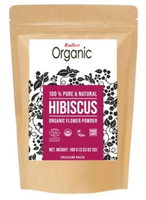radico organic: Bio Hibiskus Kräuter Pflegepackung 100 g