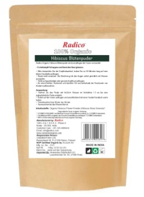 radico organic: Bio Hibiskus Kräuter Pflegepackung 100 g