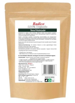 radico organic: Bio Henna Leaf Powder Pflegepackung 100 g