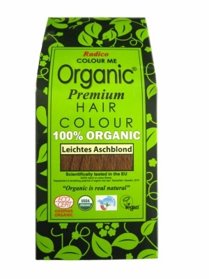 radico organic: Color Pflanzenhaarfarbe light ash blond, 100 g