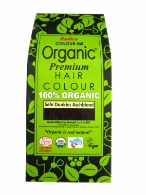 radico organic: Color Pflanzenhaarfarbe darkest ash blond, 100 g