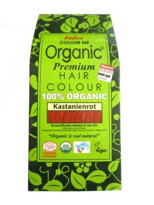 radico organic: Color Pflanzenhaarfarbe Auburn Red, 100 g